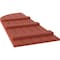 Ekena Millwork Americraft 5-Board (3 Batten) Wood Joined Board-n-Batten Shutters w/ Arch Top, ARW401BQ518X77CLH, PR ARW401BQ518X77CLH - alternate 8